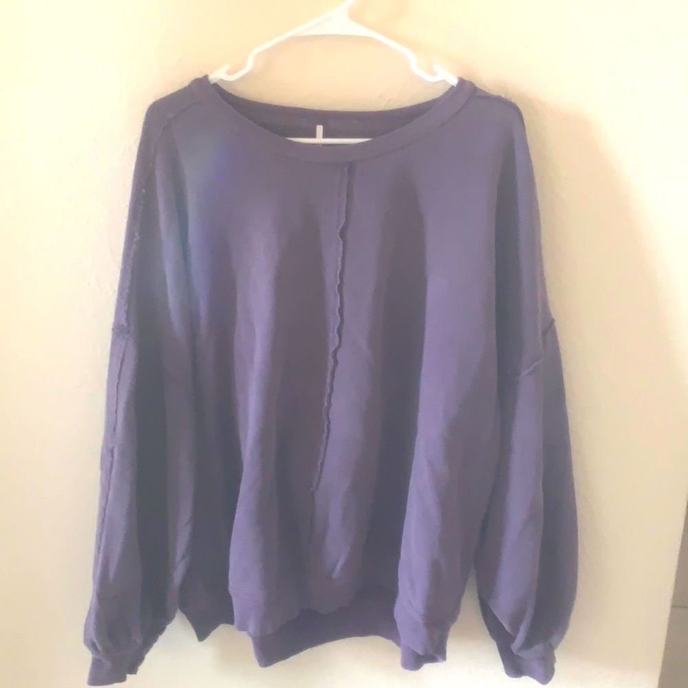 Free People, oversized sweatshirt, Large, EUC